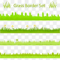 矢量手绘小草-空若网 矢量手绘小草-空若网