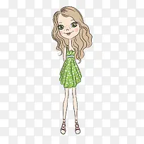 矢量时尚女孩-空若网 矢量时尚女孩-空若网