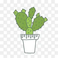 卡通手绘仙人掌-空若网 卡通手绘仙人掌-空若网