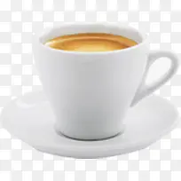 白色茶杯中的咖啡中秋-空若网 白色茶杯中的咖啡中秋-空若网