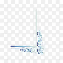 矢量蓝色边框-空若网 矢量蓝色边框-空若网