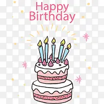 生日快乐卡通蛋糕-空若网 生日快乐卡通蛋糕-空若网