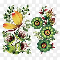 手绘花藤-空若网 手绘花藤-空若网