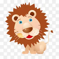 卡通可爱狮子矢量图-空若网 卡通可爱狮子矢量图-空若网