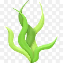 绿色海草。-空若网 绿色海草。-空若网