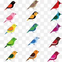 鸟矢量图-空若网 鸟矢量图-空若网