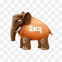 手绘大象-空若网 手绘大象-空若网