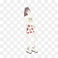 可爱小清新女孩素材图-空若网 可爱小清新女孩素材图-空若网