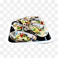 一盘烤生蚝食物图片素材-空若网 一盘烤生蚝食物图片素材-空若网