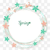 绿色创意花环-空若网 绿色创意花环-空若网