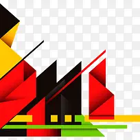 炫彩几何图形背景-空若网 炫彩几何图形背景-空若网