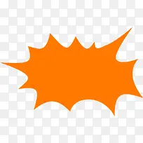 橙色不规则图形-空若网 橙色不规则图形-空若网