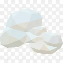 白色不规则图形-空若网 白色不规则图形-空若网