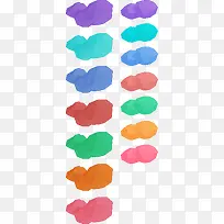 彩色不规则图形-空若网 彩色不规则图形-空若网