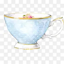 手绘茶杯-空若网 手绘茶杯-空若网
