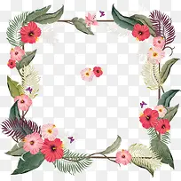 小清新花朵边框-空若网 小清新花朵边框-空若网