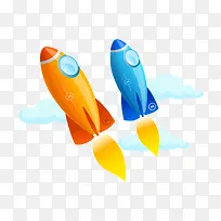 卡通火箭-空若网 卡通火箭-空若网