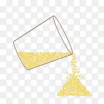 黄色豆子杯子-空若网 黄色豆子杯子-空若网