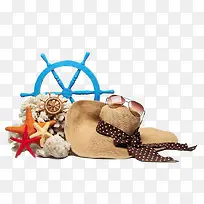 唯美时尚沙滩帽子海星-空若网 唯美时尚沙滩帽子海星-空若网