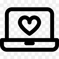 笔记本电脑图标-空若网 笔记本电脑图标-空若网