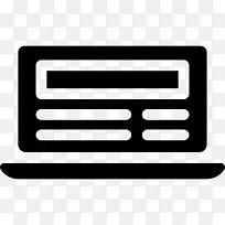 笔记本电脑图标-空若网 笔记本电脑图标-空若网