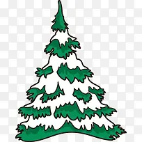 卡通手绘松树-空若网 卡通手绘松树-空若网