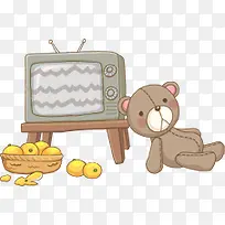 卡通小熊电视-空若网 卡通小熊电视-空若网