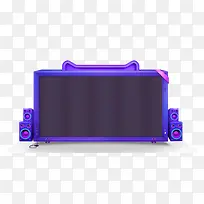 紫色双11卡通电视-空若网 紫色双11卡通电视-空若网