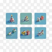 卡通扁平化科技图标-空若网 卡通扁平化科技图标-空若网