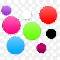 ��ɫԲ�α�ǩ-������