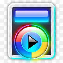多媒体播放器透明图标-空若网 多媒体播放器透明图标-空若网
