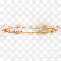 橙色光效圆环-空若网 橙色光效圆环-空若网