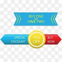 矢量手绘彩色箭头标签-空若网 矢量手绘彩色箭头标签-空若网