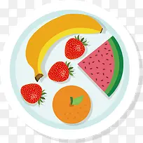 卡通水果矢量图-空若网 卡通水果矢量图-空若网