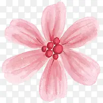 水彩花粉色漂亮-空若网 水彩花粉色漂亮-空若网