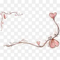 唯美插画艺术花朵边框-空若网 唯美插画艺术花朵边框-空若网