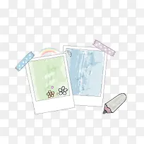 卡通手绘相册边框-空若网 卡通手绘相册边框-空若网