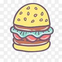 矢量汉堡-空若网 矢量汉堡-空若网