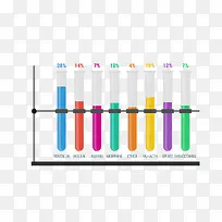 矢量科学实验试管-空若网 矢量科学实验试管-空若网