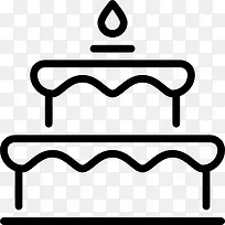 生日蛋糕图标-空若网 生日蛋糕图标-空若网