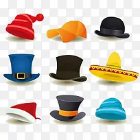 卡通彩色帽子-空若网 卡通彩色帽子-空若网