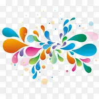 梦幻彩色水滴-空若网 梦幻彩色水滴-空若网