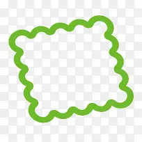 绿色卡通手绘边框-空若网 绿色卡通手绘边框-空若网