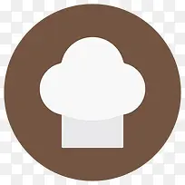 厨师帽图标-空若网 厨师帽图标-空若网