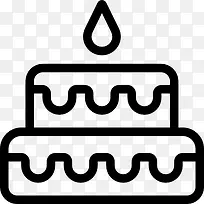 生日蛋糕图标-空若网 生日蛋糕图标-空若网