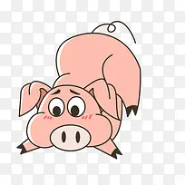 卡通手绘可爱的小猪-空若网 卡通手绘可爱的小猪-空若网