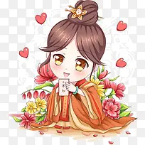 可爱的卡通芈月-空若网 可爱的卡通芈月-空若网