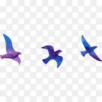 水彩鸽子矢量-空若网 水彩鸽子矢量-空若网