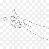 手绘手指-空若网 手绘手指-空若网