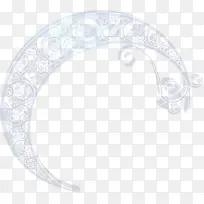 白色手绘花纹手镯-空若网 白色手绘花纹手镯-空若网